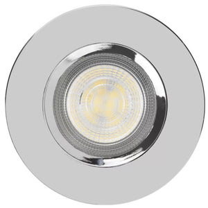LAP FIXED LED DOWNLIGHTS CHROME 4.5W 420LM 10 PACK - MonkeyTools