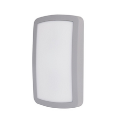 LAP INDOOR & OUTDOOR RECTANGULAR LED BULKHEAD DARK GREY 11W 600LM