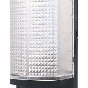 LAP INDOOR & OUTDOOR SQUARE LED BULKHEAD WITH PIR SENSOR BLACK 8W 670LM - MonkeyTools