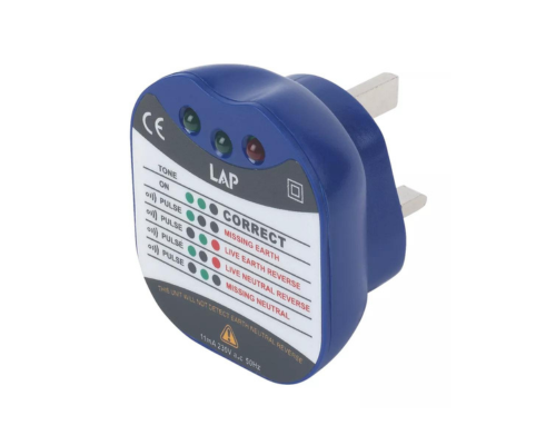 LAP MS6860D 16A SOCKET TESTER 230V AC - MonkeyTools