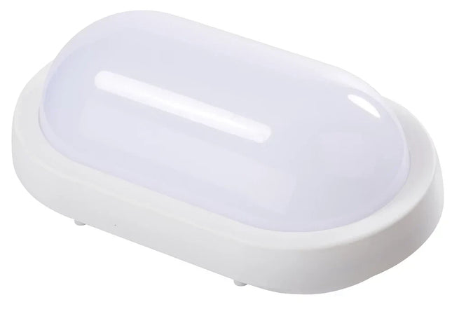 LAP OUTDOOR OVAL LED BULKHEAD WHITE 8W 900LM - MonkeyTools