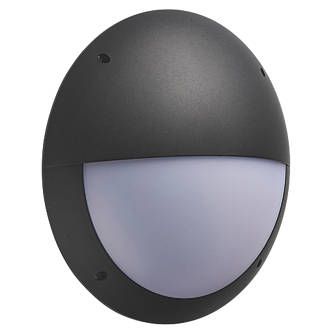 LAP OUTDOOR ROUND LED BULKHEAD MATT BLACK 12W 1000LM - MonkeyTools