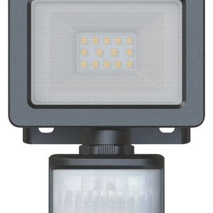 LAP WEYBURN OUTDOOR LED FLOODLIGHT WITH PIR SENSOR BLACK 10W 1000LM - MonkeyTools
