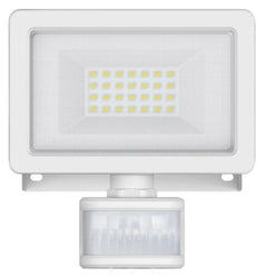 LAP WEYBURN OUTDOOR LED FLOODLIGHT WITH PIR SENSOR WHITE 20W 2000LM
