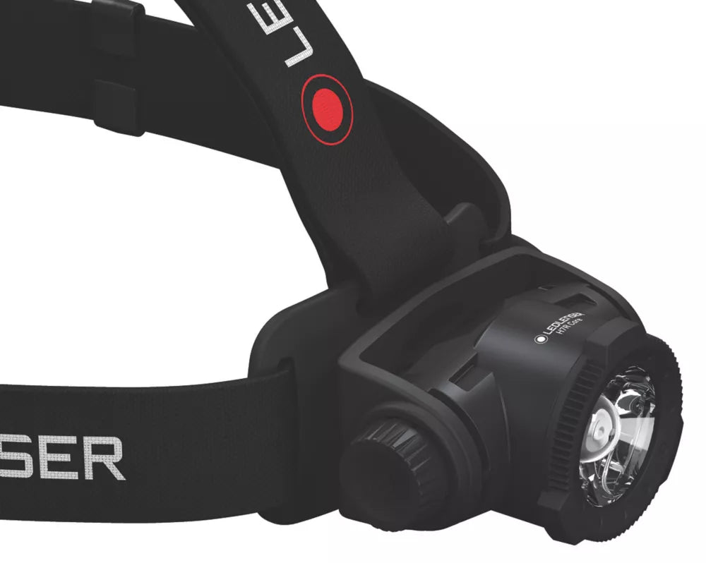 LEDLENSER H7R CORE RECHARGEABLE LED HEAD TORCH BLACK/RED 1000LM - MonkeyTools