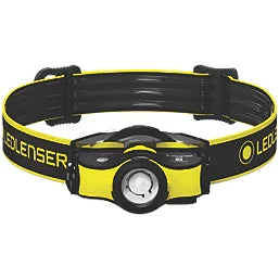 LEDLENSER IH5R RECHARGEABLE LED HEAD TORCH BLACK/YELLOW 400LM - MonkeyTools