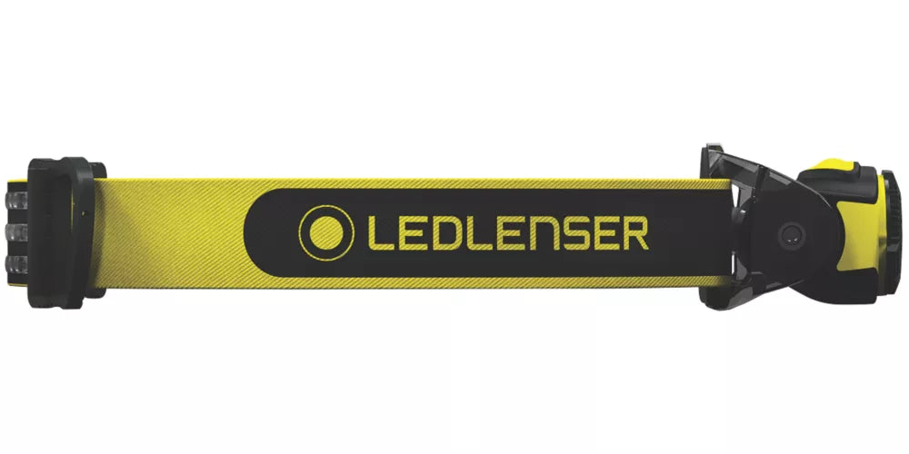 LEDLENSER IH5R RECHARGEABLE LED HEAD TORCH BLACK/YELLOW 400LM - MonkeyTools