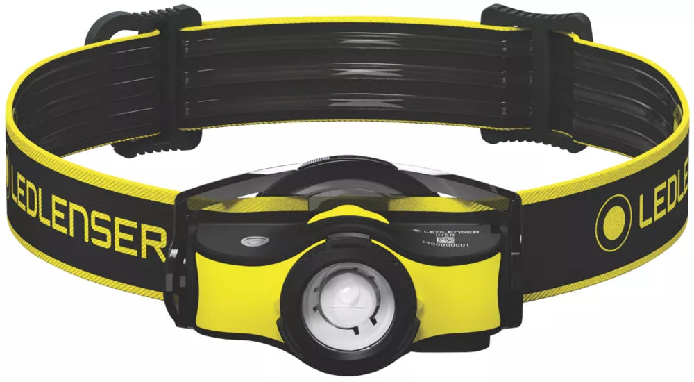 LEDLENSER IH5R RECHARGEABLE LED HEAD TORCH BLACK/YELLOW 400LM - MonkeyTools