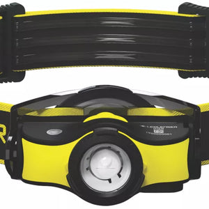 LEDLENSER IH5R RECHARGEABLE LED HEAD TORCH BLACK/YELLOW 400LM - MonkeyTools