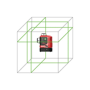 Leica Lino L6G Self-Levelling Green Multi-Line Laser with Battery Charger & Case - MonkeyTools