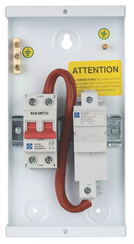 LEWDEN 100A 1+N 100A METAL FUSED SWITCH - MonkeyTools