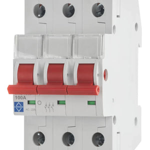 LEWDEN 100A 3-POLE 3-PHASE MAINS SWITCH DISCONNECTOR - MonkeyTools