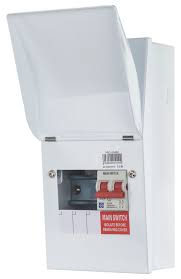 LEWDEN PRO 5-MODULE 2-WAY PART-POPULATED MAIN SWITCH CONSUMER UNIT - MonkeyTools