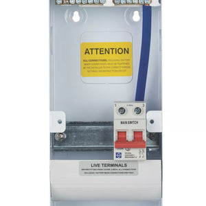 LEWDEN PRO 5-MODULE 2-WAY PART-POPULATED MAIN SWITCH CONSUMER UNIT - MonkeyTools