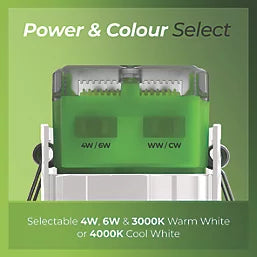 LUCECO FTYPE MK 2 FLAT FIXED CYLINDER FIRE RATED LED DOWNLIGHT CCT COLOUR CHANGE WHITE 4-6W 710/725/750/745LM - MonkeyTools