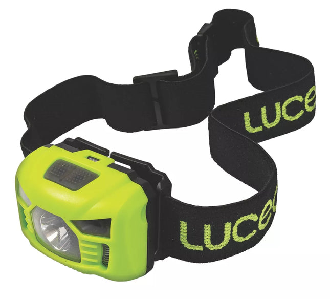 LUCECO RECHARGEABLE LED HEAD TORCH GREEN 150LM - MonkeyTools
