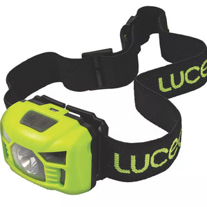 LUCECO RECHARGEABLE LED HEAD TORCH GREEN 150LM - MonkeyTools