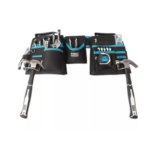 MAC ALLISTER TOOL BELT & DOUBLE POUCH 35-47