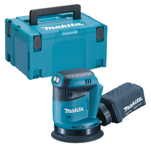 Makita DBO180Z 18V 125mm Random Orbit Sander with Makpac Type 3 Case - MonkeyTools