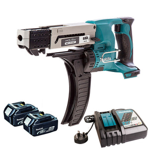Makita DFR550Z 18v LXT Screwdriver With 2 x 5.0Ah Battery & Charger - MonkeyTools