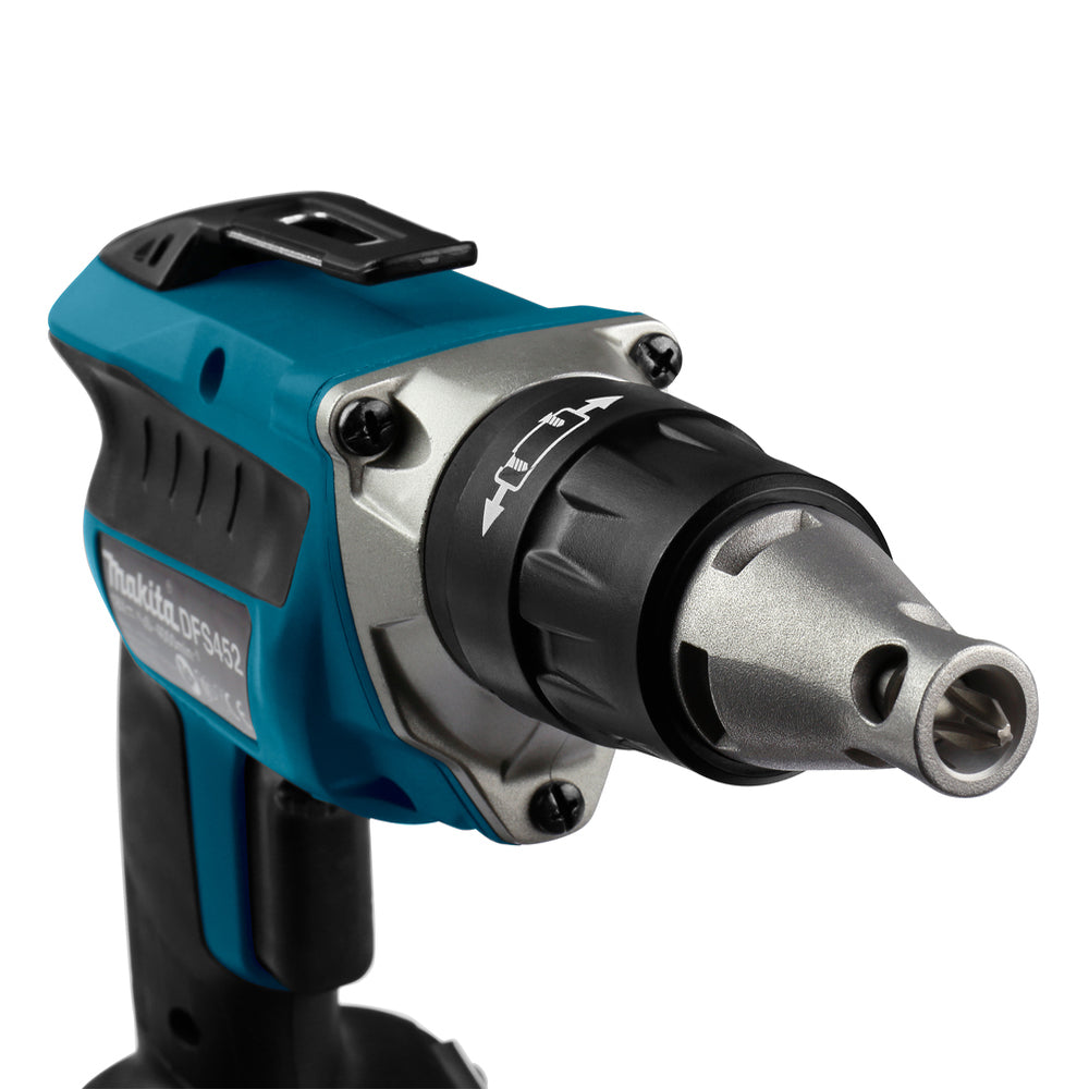 Makita DFS452Z 18V Brushless Drywall Screwdriver With Collated Autofeed Attachment - MonkeyTools