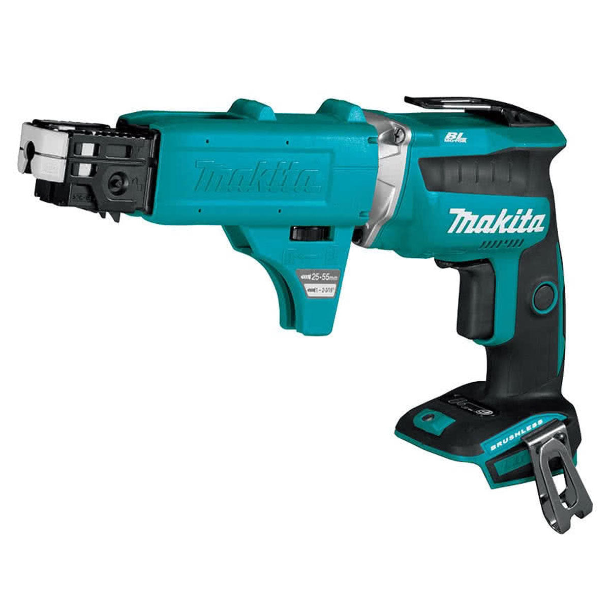 Makita DFS452Z 18V Brushless Drywall Screwdriver With Collated Autofeed Attachment - MonkeyTools