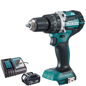 Makita DHP484Z 18V Brushless Combi Drill with 1 x 5.0Ah Battery & Charger - MonkeyTools