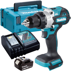 Makita DHP486Z 18V Brushless Combi Drill with 1 x 5.0Ah Battery + Charger & Case - MonkeyTools