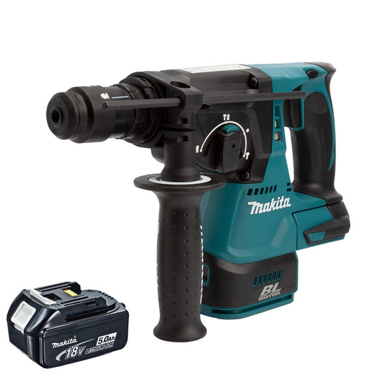Makita DHR243 18V Brushless SDS+ Rotary Hammer Drill With 5.0Ah Battery - MonkeyTools