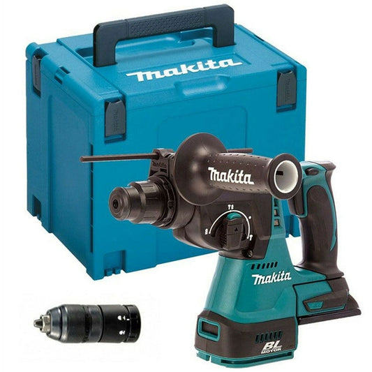 Makita DHR243Z 18V 3 Mode SDS Rotary Hammer Drill + Chuck in Makpac Type 4 Case - MonkeyTools
