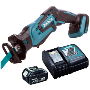 Makita DJR185Z 18V Mini Reciprocating Saw With 1 x 5.0Ah Battery & Charger - MonkeyTools