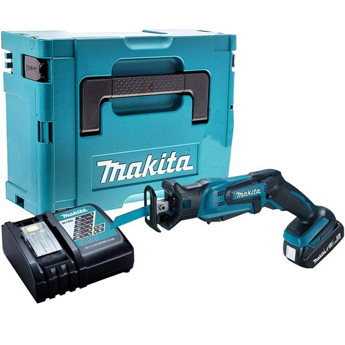 Makita DJR185Z 18V Reciprocating Saw With 1 x 5.0Ah Battery & Charger In Case - MonkeyTools