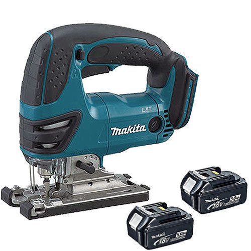 Makita DJV180Z 18V LXT Li-ion Cordless Jigsaw Body With 2 x 5.0Ah Batteries - MonkeyTools