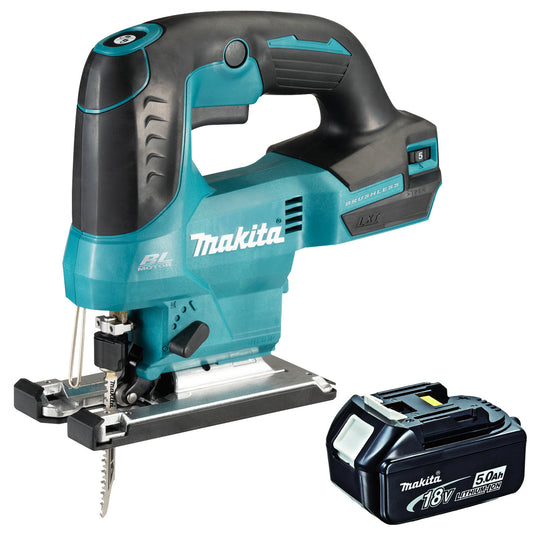 Makita DJV184Z 18V Brushless Top Handle Jigsaw with 1 x 5.0Ah Battery - MonkeyTools
