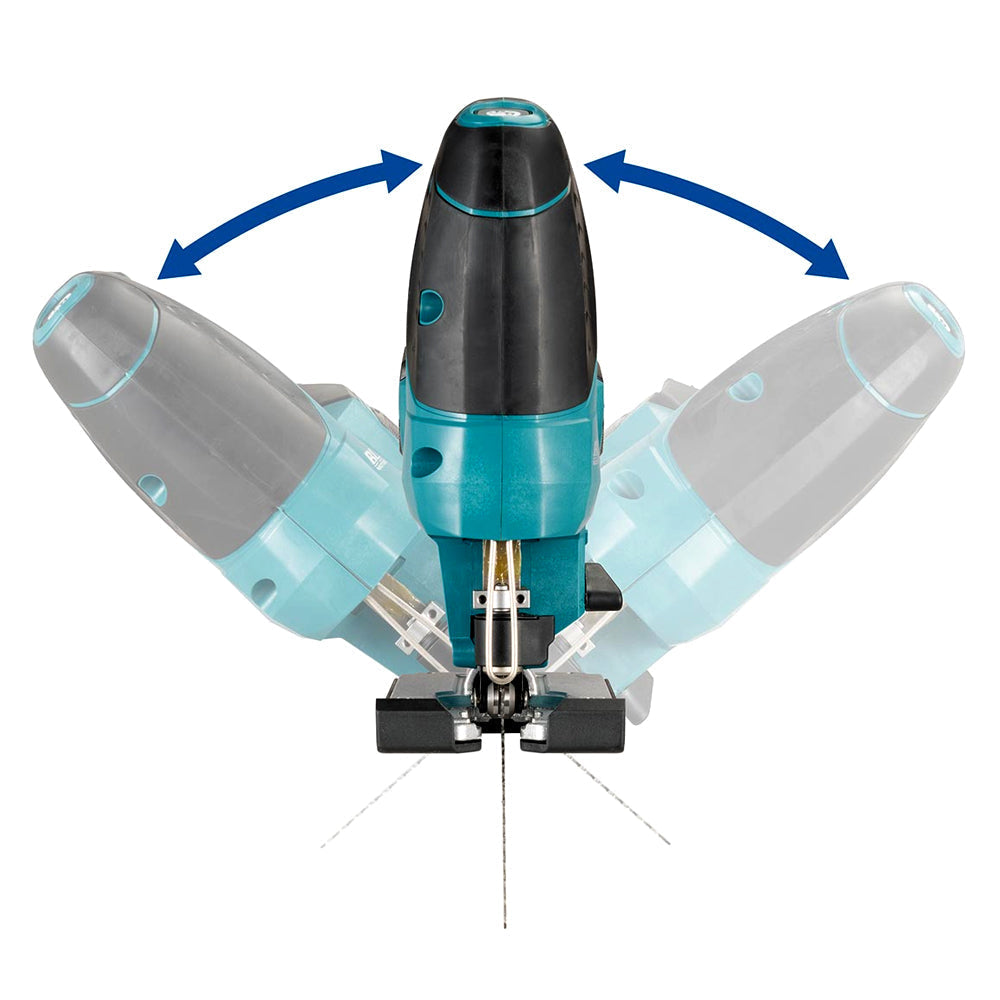 Makita DJV184Z 18V Brushless Top Handle Jigsaw with 1 x 5.0Ah Battery Charger & Bag - MonkeyTools