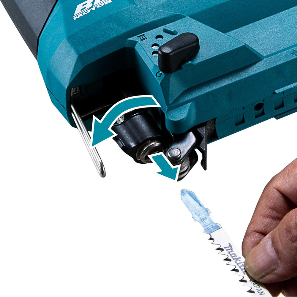 Makita DJV184Z 18V Brushless Top Handle Jigsaw with 1 x 5.0Ah Battery Charger & Bag - MonkeyTools