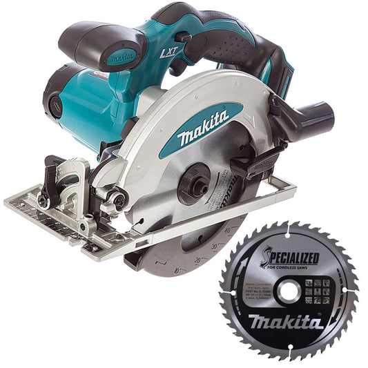 Makita DSS610Z 18V Li-ion 165mm Cordless Circular Saw Body with 40T Saw Blade - MonkeyTools