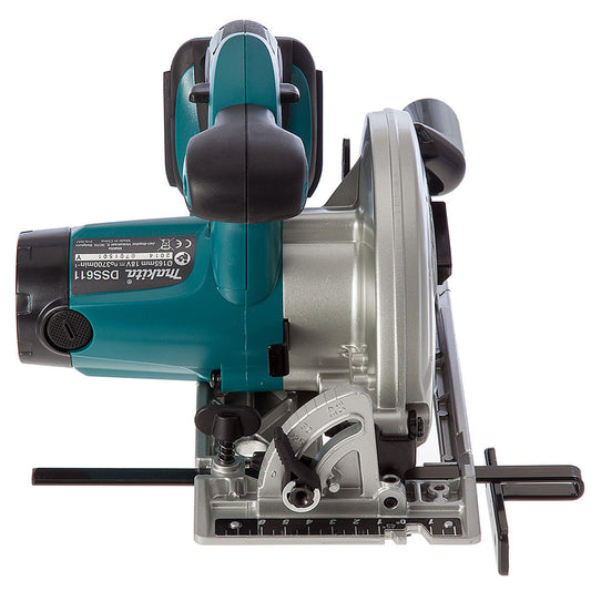 Makita DSS611Z 18V 165mm Circular Saw with 2 x 5.0Ah Batteries & Charger in Case - MonkeyTools