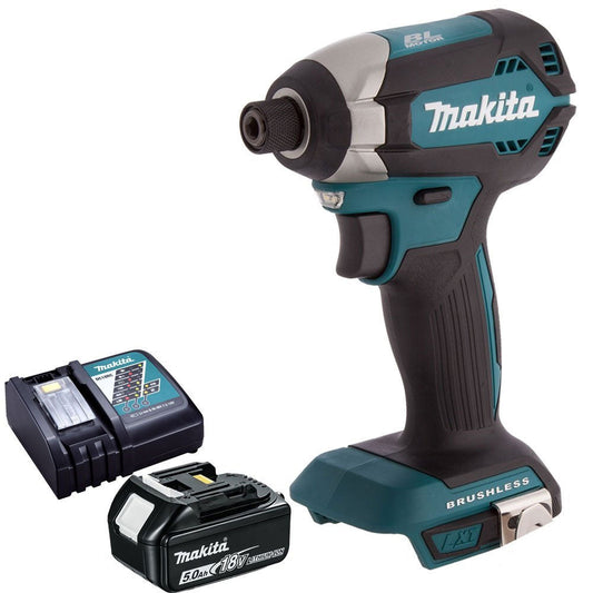 Makita DTD153Z 18V Brushless Impact Driver with 1 x 5.0Ah Battery & Charger - MonkeyTools