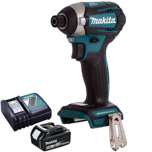 Makita DTD154Z 18V Brushless Impact Driver with 1 x 5.0Ah Battery & Charger - MonkeyTools