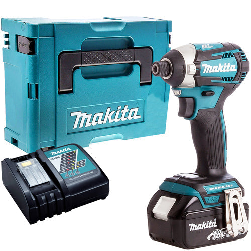 Makita DTD154Z 18V LXT Brushless Impact Driver with 1 x 5.0Ah Battery & Charger in Case - MonkeyTools