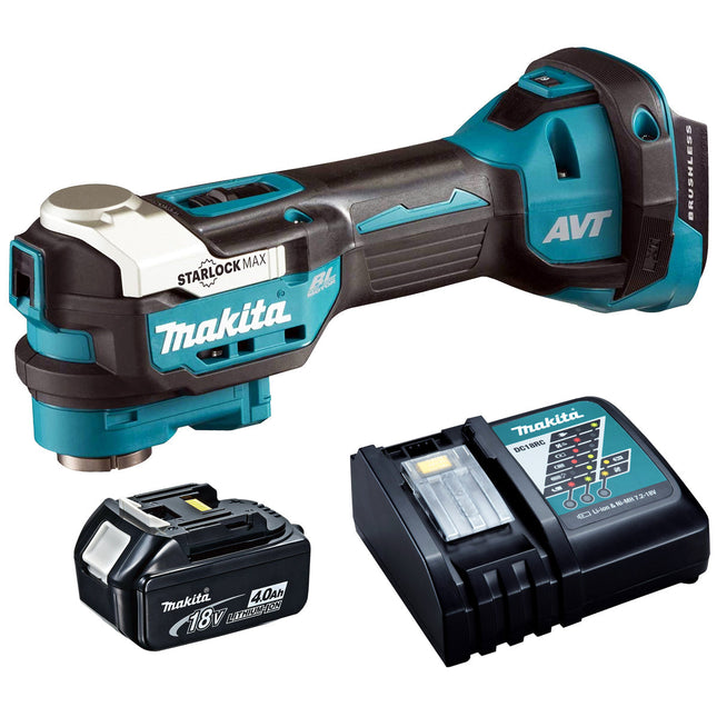 Makita DTM52Z 18V Brushless Multi Tool with 1 x 4.0Ah Battery & Charger - MonkeyTools