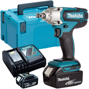 Makita DTW190Z 18V Impact Wrench with 2 x 5.0Ah Batteries & Charger in Case - MonkeyTools