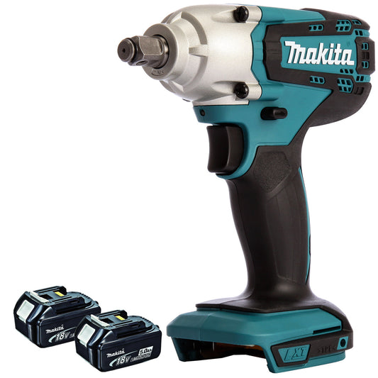 Makita DTW190Z 18V LXT 1/2" Square Impact Wrench With 2 x 5.0Ah Batteries - MonkeyTools