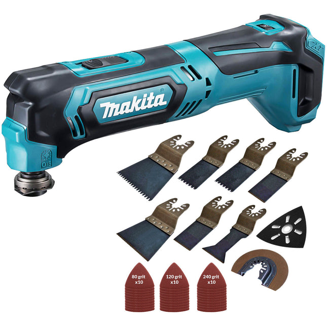 Makita TM30DZ 12V CXT Li-ion Cordless Multi Tool With 39 Piece Accessories Set - MonkeyTools