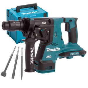 Makita DHR280ZJ 36V Brushless SDS+ Rotary Hammer Drill With 3 Piece Chisel - MonkeyTools