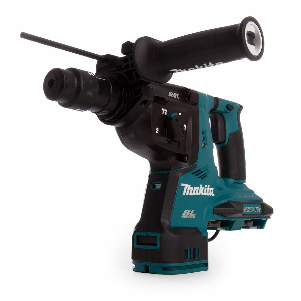 Makita DHR280ZJ 36V Brushless SDS+ Rotary Hammer Drill With 3 Piece Chisel - MonkeyTools