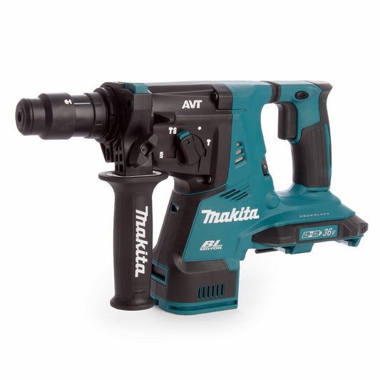 Makita DHR280ZJ 36V Brushless SDS+ Rotary Hammer Drill With 3 Piece Chisel - MonkeyTools