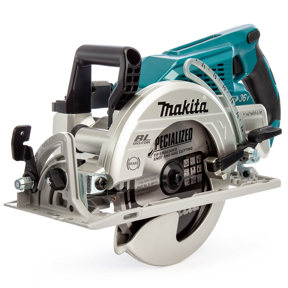 Makita DRS780Z 36V LXT Cordless Brushless 185mm Circular Saw Body Only - MonkeyTools