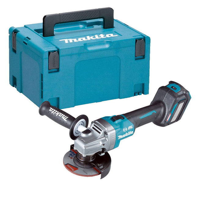 Makita GA022GZ 40V Max XGT 115mm Brushless Angle Grinder With Makpac Type 3 Case - MonkeyTools
